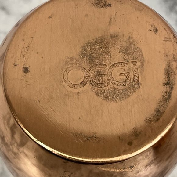 OGGI Copper Moscow Mule 20oz Mug Cup Set Of 2 Barware Drinkware - Picture 13 of 13